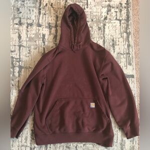 Red Carhartt Hoodie Men’s XL Rain Defender Heavy